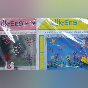 Stick-ees seasonal window decorations Valentine's Day Spring Easter